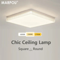 MARPOU Ultra Thin LED Ceiling lamp Natural indoor lighting Square Round 18W 24W 36W 48W Ceiling lights for living room bedroom