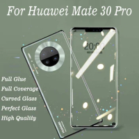 Full Cover Full Glue Curved Tempered Glass For Huawei Mate 30 30E Pro Screen Protector protective film For Mate 30 RS Glass