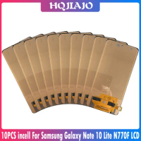 10PCS 6.7'' incell For Samsung Galaxy Note 10 Lite LCD Display Touch Screen For Samsung Note10 Lite N770F LCD Digitizer Assembly