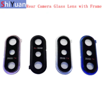 Rear Back Camera Lens Glass with Metal Frame Holder For Sony Xperia 5 II Replacement Repair Spare Parts