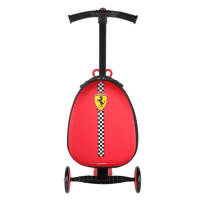 【Ferrari 法拉利】兒童 旅行箱滑板車