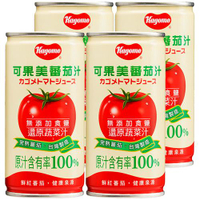 可果美 蕃茄汁(無鹽)(190ml*4罐/組) [大買家]