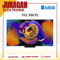 TCL 55C7L GOOGLE TV 55 INCH SQD-MiniLED 4K UHD TSR AiPQ Pro Processo Virtually Zero Border 144Hz 55C