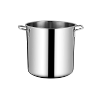 不銹鋼圓桶帶蓋大湯鍋商用湯桶加厚家用鹵水桶米油桶大容量鍋燒水