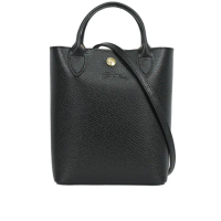 【LONGCHAMP】Epure XS 牛皮手提/斜背二用迷你托特包(黑色)