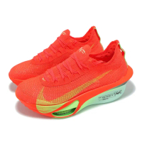 【NIKE 耐吉】競速跑鞋 Air Zoom Alphafly Next% 3 男鞋 紅 綠 氣墊 針織 緩震 碳板(FD8311-600)