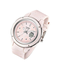 D-ZINER 8311 JAM TANGAN WANITA RUBBER DUAL TIME