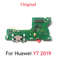 For Huawei Y7 2019 USB Charging Dock Connector Port Board Flex Cable Repair Parts