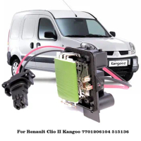 Ac Blower Motor Resistor Heater Blower Resistor Fan regulator For Renault Clio II Kangoo 7701206104 515136