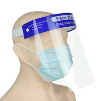 【大船回港】頭戴式透明防護面罩-5入(防疫隔離面罩/全臉防護面具/不起霧/透明面罩/防飛沫防塵防噴濺)