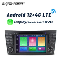 Carplay DSP 4G LTE Android 12.0 8Core 8GB+128G Car DVD Player GPS RDS Radio Bluetooth 5.0 For Benz W211 W463 W219 W209 2004-2012