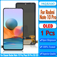6.67" OLED For Xiaomi Redmi Note 10 Pro LCD M2101K6G Display Touch Screen For Redmi Note 10 Pro Max Display Replacment