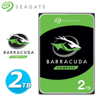 【最高22%回饋 5000點】Seagate【BarraCuda】3.5吋 2TB 新梭魚 桌上型硬碟(ST2000DM008)