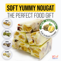 MS Nougat Original (20 PCS) - SG Local Made, Soft Yummy Toffee Candy Snack, Almond Peanut, Singapore