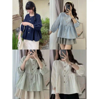 👓FREE SHIP👓[Bigsize] Áo babydoll 02, áo sơ mi nữ xinh xắn che khuyết điểm tốt đủ size 50-100kg