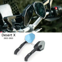 For Ducati Desert X DesertX 2022-2023 Motorcycle Accessories Adjustable Mirrors side Mirror CNC Rearview Mirror