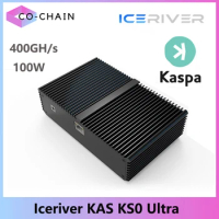 New IceRiver KS0 Ultra 400Gh/S 100W KAS Miner Kaspa Miner Machine With PSU Asic KAS Mining IceRiver 