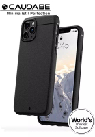 Caudabe Case iPhone 11 Pro Max 6.5" - Caudabe Sheath Softcase Slim Casing - Black