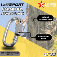 Xinda Carabiner Safety Lock Stainless Steel - Pengunci Carabiner Safety Lock Stainless Steel - XD-86