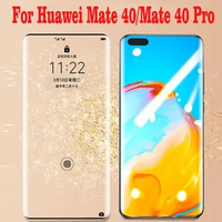 3D Curved Tempered Glass For Huawei Mate 40 40RS 40E 5G Full Cover 9H film Screen Protector For Huawei Mate 40 40E Pro plus