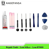 RakkiPanda - Obeng & Opening Tools Set / Lem Stiker / Lem B7000