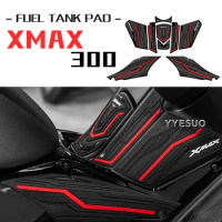 for YAMAHA XMAX300 Motorcycle Fuel Tank Pad X MAX 300 Accessories Decorative Stickers Paint Protection XMAX Retrofit Parts 2023