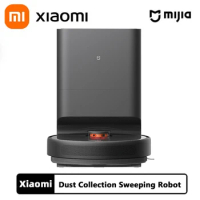 XIAOMI MIJIA Robot Vacuum Mop Dirt Disposal For Home Cleaner Sweeping Washing Mopping Cyclone Suction Smart Dust Collection Dock