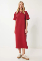 Happiness Istanbul Cotton Summer Casual Combed Dress