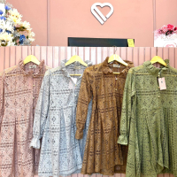 MARLOW OUTER BROKLAT MAEZULA Muslim Cardigan Wanita Baju Atasan Remaja Kardigan Dewasa Motif outer b