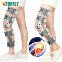 Hinged ROM Knee Brace Immobilizer Orthosis Stabilizer for ACL MCL PCL Injury -Recovery Support for Orthopedic Rehab Post Op