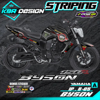 COD Sticker Striping BYSON 150R Sticker Striping Semi Full Lis Variasi Motor YAMAHA BYSON 150R IP B.