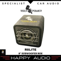 Subwoofer Pasif 8 Inch ROCKPOWER R8 LITE Built in Ported Box Enclosure 8" Die-Cast Frame Dual Voice 