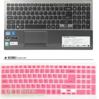 15 inch laptop keyboard covers Protective skin for Acer Aspire V3-771G E5-572g ES1-531 extensa 2519 EK-571G 5830t 5830TG