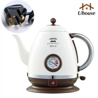 GL-303長嘴保溫電熱水壺不鏽鋼燒水壺溫度顯示電茶壺泡茶壺