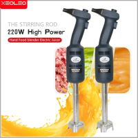 XEOLEO 220W Electric Blender Stainless Steel Commercial Food Blender for Kitchen Handheld Mixer Home Appliance Cream blender