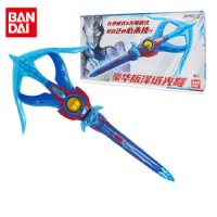 Bandai Original DX Ultraman Z Transformer Gunbow Mode Switch Weapon Sound Spear Anime Action Figures Toys Toys Girls Kids Gift
