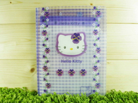 【震撼精品百貨】Hello Kitty 凱蒂貓 便條附夾 紫【共1款】 震撼日式精品百貨