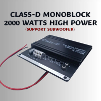 Amp Monoblock 2000W Untuk Subwoofer | Penguat Bunyi Kereta Kelas-D | Bass yang kuat