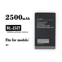 High Quality Replacement Mobile Phone Battery For Tecno W2 Built-in Large Capacity BL-25IT 2500mAh Phone Battery