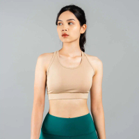 iete Pureflex Medium Support Yoga Sports Bra Olahraga Wanita - Nude