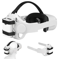Adjustable Head Strap For Oculus Quest 2 Halo Strap With PowerBank Fixing Bracket Holder Headband For Oculus Quest2 Accessories