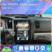 4+64G For TOYOTA Tundra Sequoia 2007-2018 No CD Player Car Radio Automotive Bluetooth Stereo Receiver Audio System Unit Carplay
