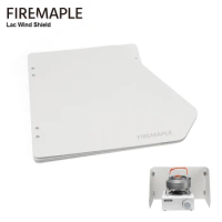 Fire-Maple Lac Butane Gas Stove Windshield 4 Plates Folding Camp Stove Windscreen for Hiking Outdoor Backpacking Camping Cooking