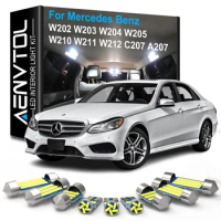 Car LED Interior Light Canbus For Mercedes Benz W202 W203 W204 W205 W210 W211 W212 C207 A207 C E Class Auto Accessories Parts