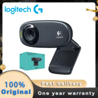 Logitech Original C310 HD Webcam 720p 5MP Video Photos Built-in MIC Autofocus New Web Live Camera Gaming Camera For PC Laptop