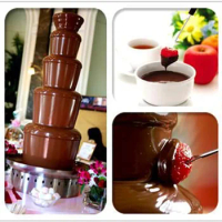 New design mini chocolate fondue fountain chocolate melt with heating waterfall machine