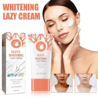 Whitening Face Cream Orange Exfoliating Skin Lazy Face Cream Gel Scrub Facial Scrub