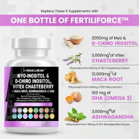 Nutraceuticals myo-inositol & D-CHIRO inositol 120pcs