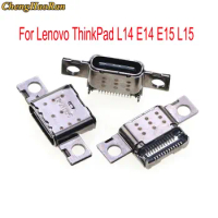 ChengHaoRan 2-10pcs For Lenovo ThinkPad L14 E14 E15 L15 USB Type C Type-C Charging Port DC Power Jack Connector