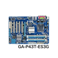 For Gigabyte GA-P43T-ES3G Motherboard P43T LGA 775 DDR3 Mainboard 100% Tested OK Fully Work Free Shipping